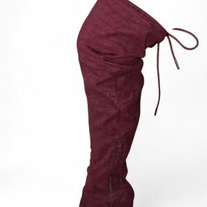 Lamoda Women's Burgundy and Red Boots